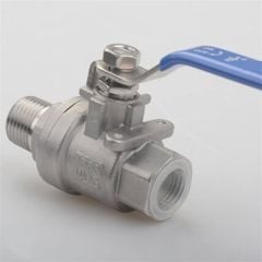 Van Bi Inox 304 Ren Trong Và Ngoài Kích Thước DN8 - DN50