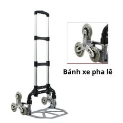 Xe Đẩy Hàng Leo Cầu Thang 6 Bánh Đa Năng Dễ Gấp Gọn Bằng Hợp Kim Nhôm Cao Cấp 90XT