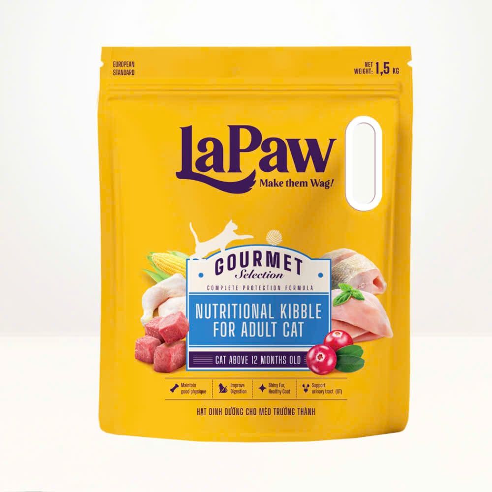  Hạt LaPaw cho mèo 1.5KG 
