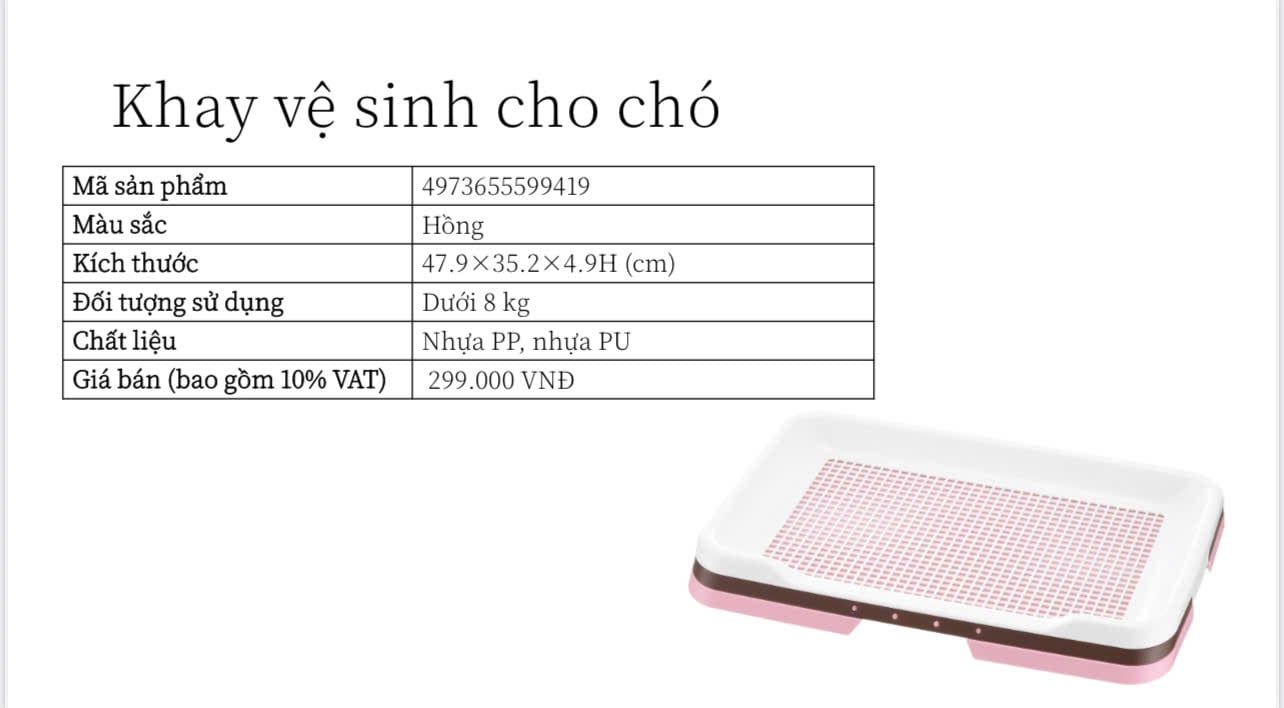  Khay vệ sinh cho chó Richell 