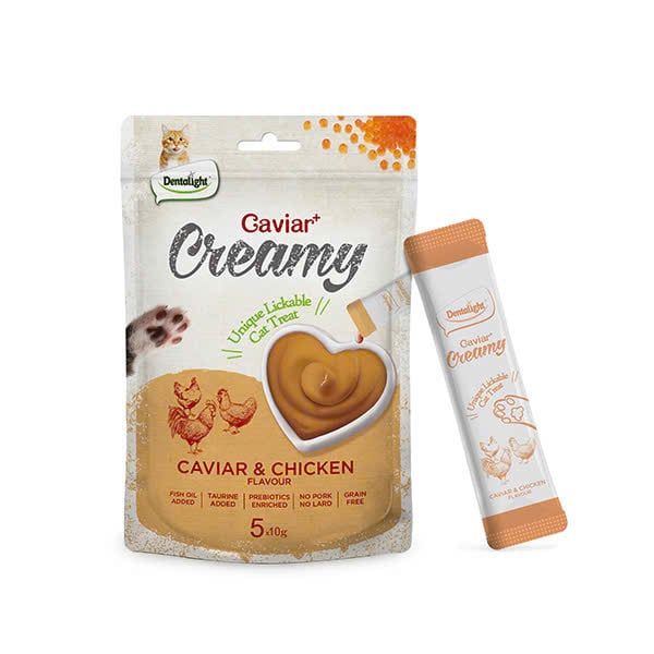  Súp thưởng DentalLight Carvia Creamy cho mèo 