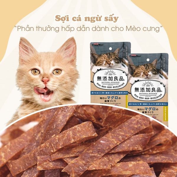 Sợi cá ngừ cho mèo 