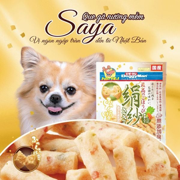  Que gà nướng mềm Saya bổ sung rau củ 