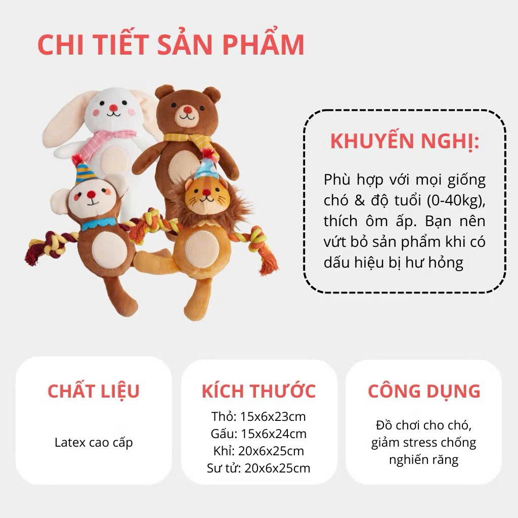  Đồ chơi Puppy series cho cún Fofos 