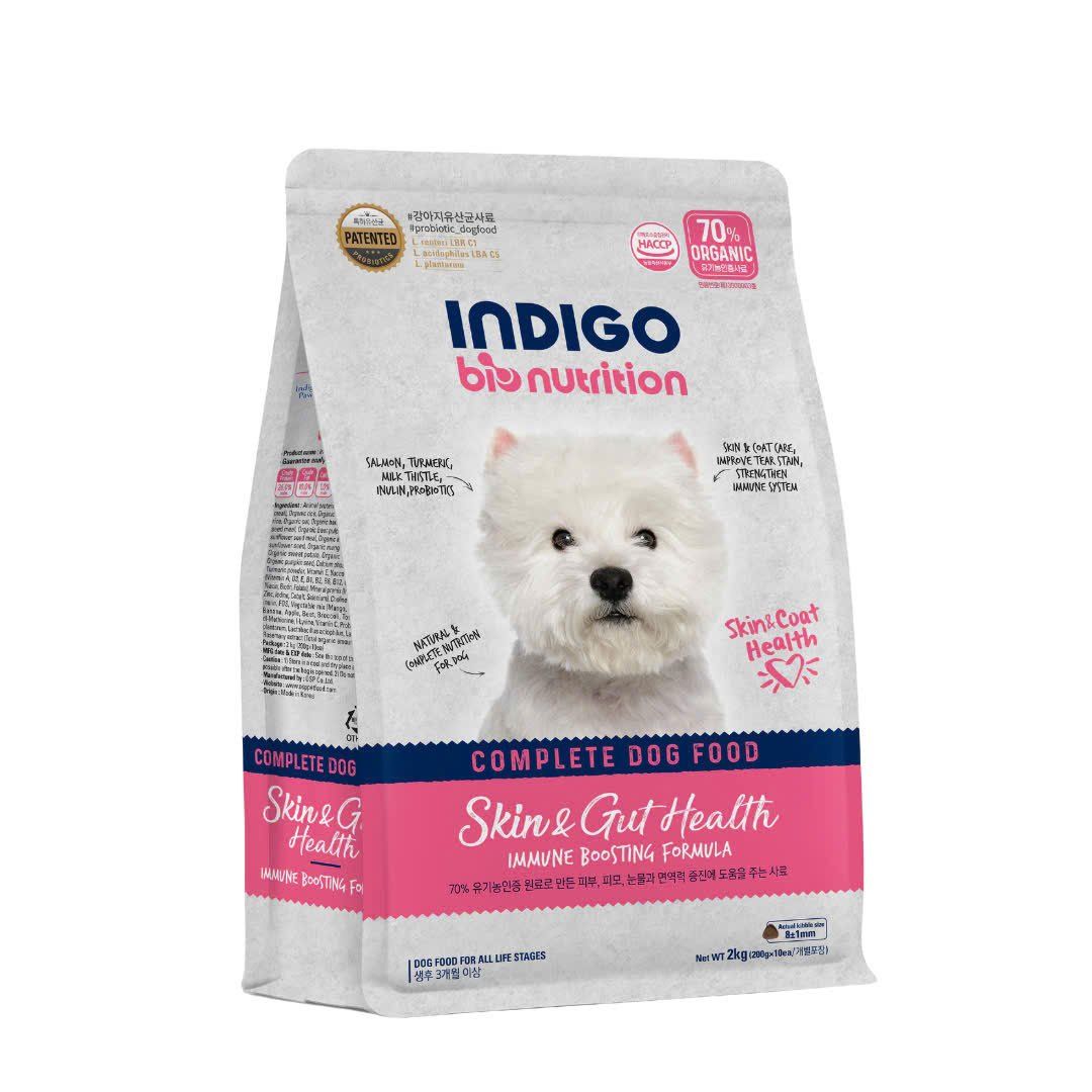  Hạt chức năng tăng cường sức khỏe da và tiêu hóa cho chó - INDIGO Bionutrition 