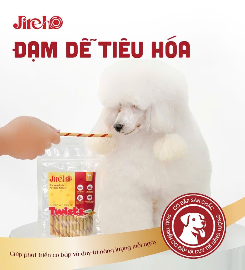  Que xoắn Thịt xông khói & Phô mai JirehO 