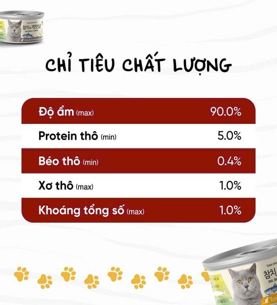  Pate lon Cá ngừ MeoWow! 