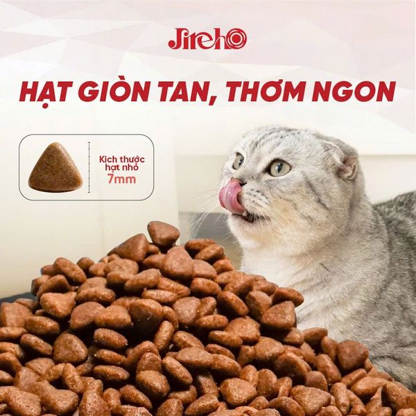  Thức ăn hạt JirehO cho mèo trưởng thành 