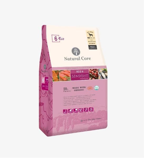  Hạt cho chó nhạy cảm vị Cá Hồi Natural Core 