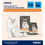  Thức ăn hạt khô hữu cơ cho mèo Indigo tăng cường sức khỏe tiết niệu và tiêu hoá 