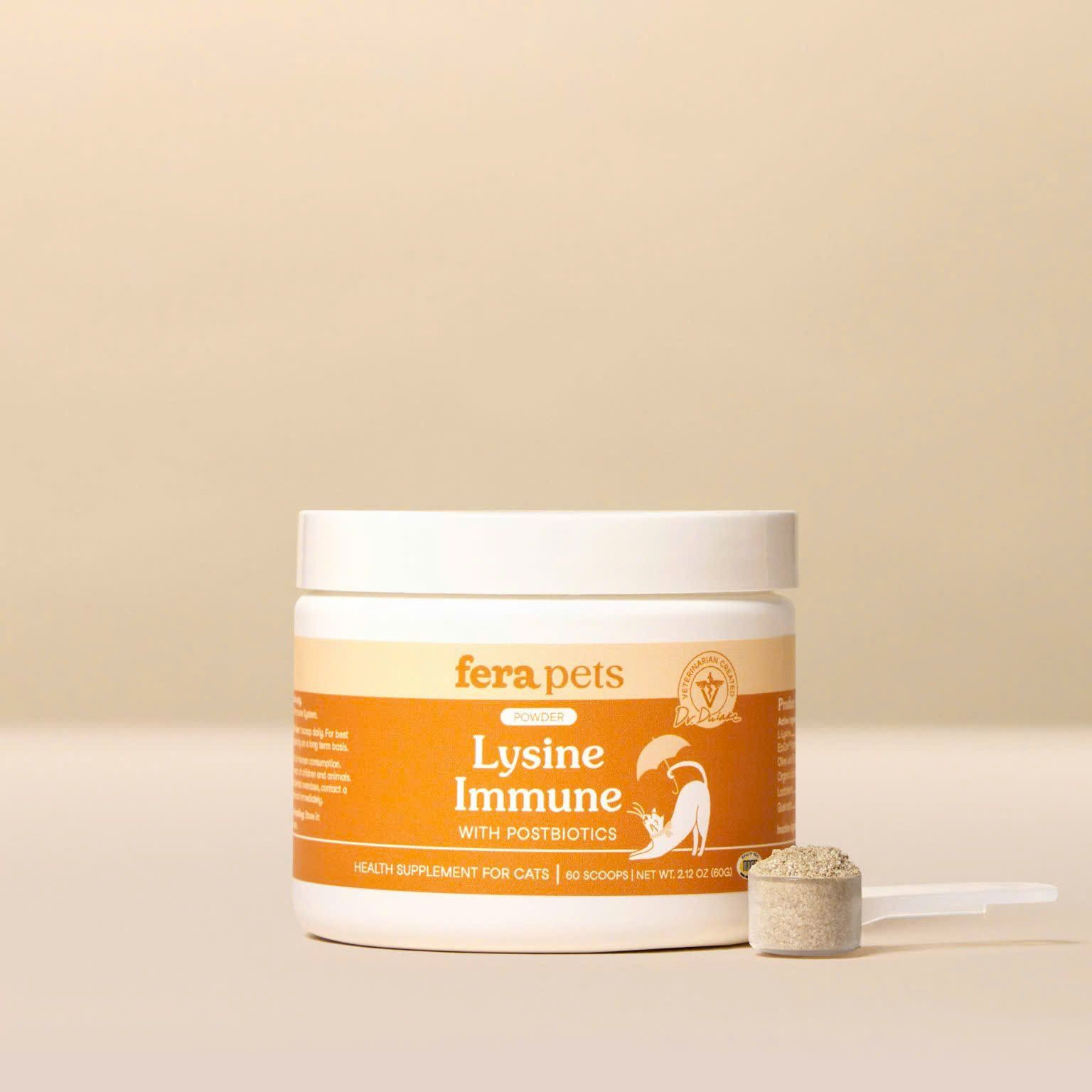  Fera Pets Lysine Immune For Cats - Hỗ trợ tăng cường hệ miễn dịch tự nhiên cho mèo 