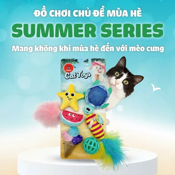  Đồ chơi cho mèo chủ đề biển 
