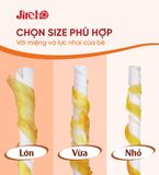  Thanh da bò xoắn quấn gà JirehO 