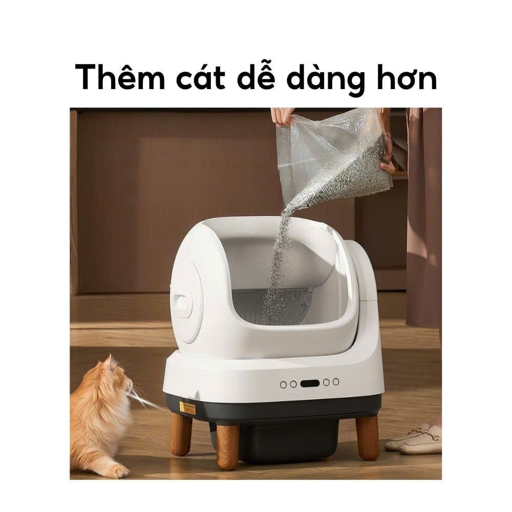  Máy dọn vệ sinh mèo HeLiPet Open Top 