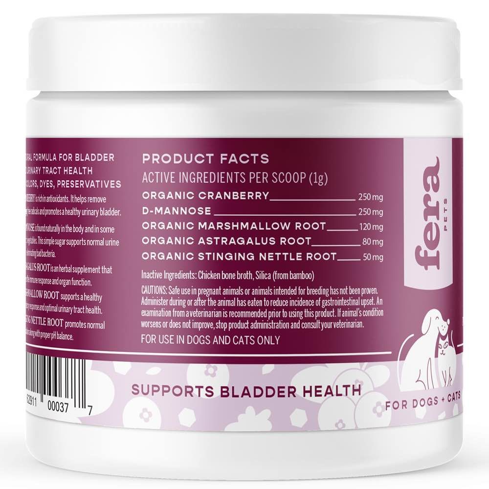  Fera Pets Bladder Support – Hỗ Trợ Sức Khỏe Bàng Quang & Thận Cho Thú Cưng 