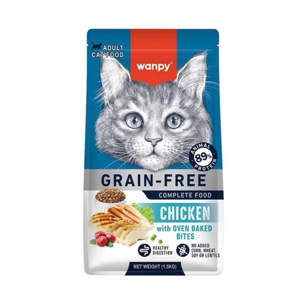  Hạt cho mèo trưởng thành Wanpy Cat Food 1.5KG 