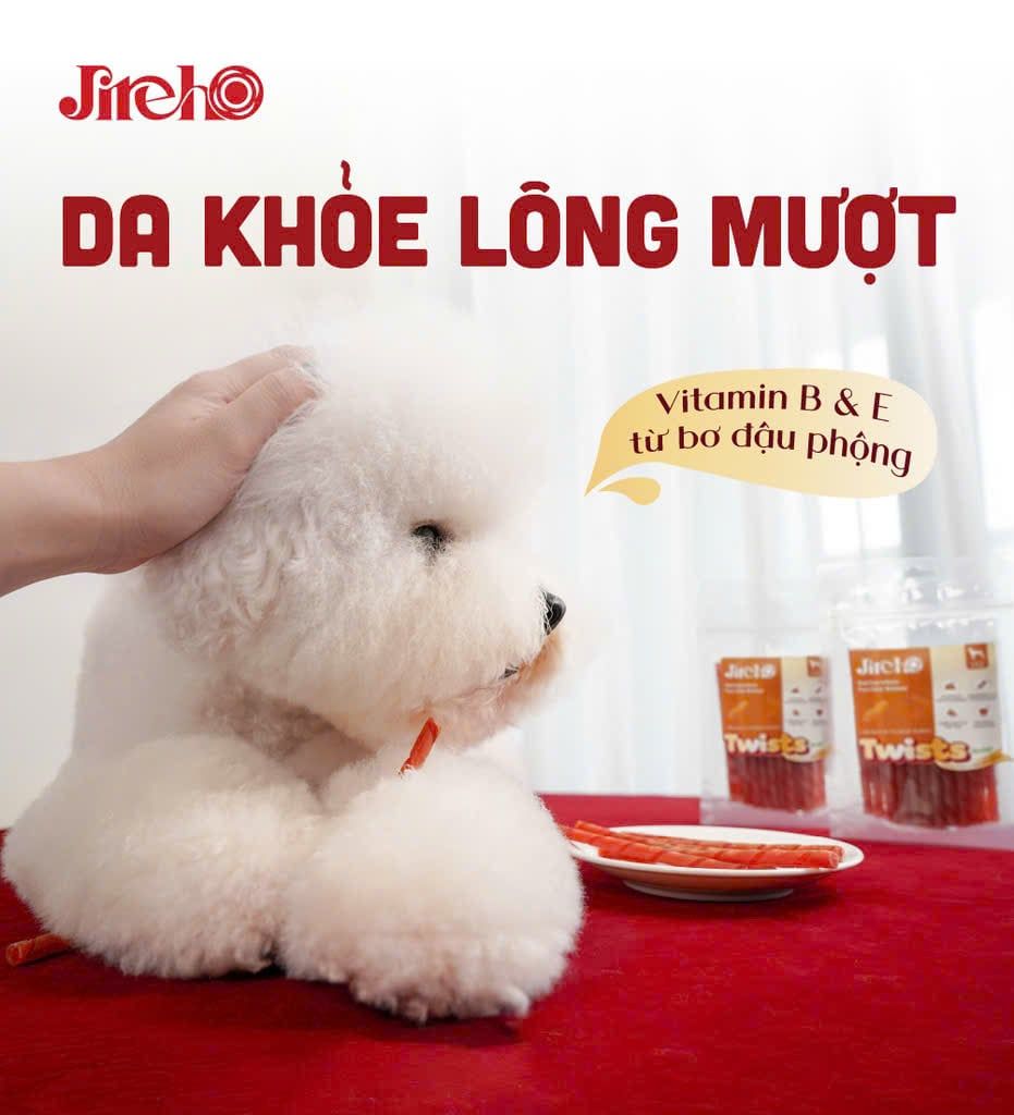  Que xoắn Thịt gà & Bơ đậu phộng JirehO 