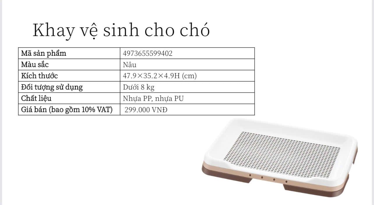  Khay vệ sinh cho chó Richell 