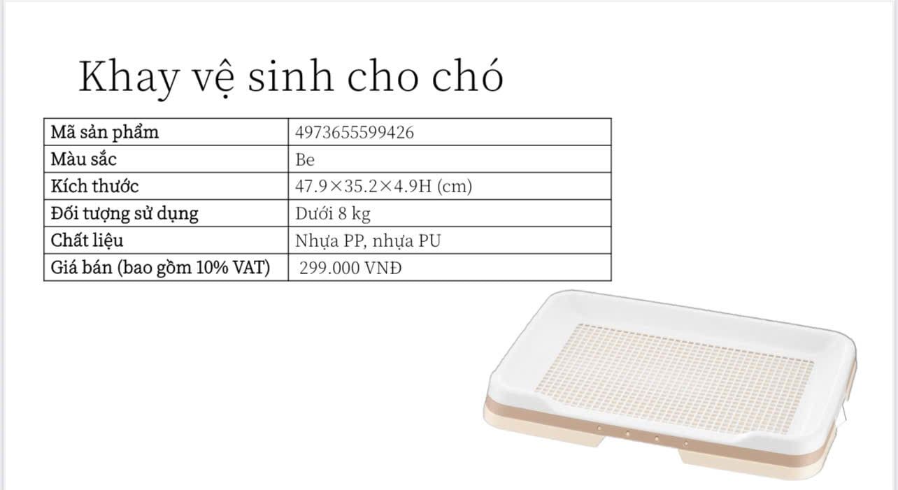  Khay vệ sinh cho chó Richell 