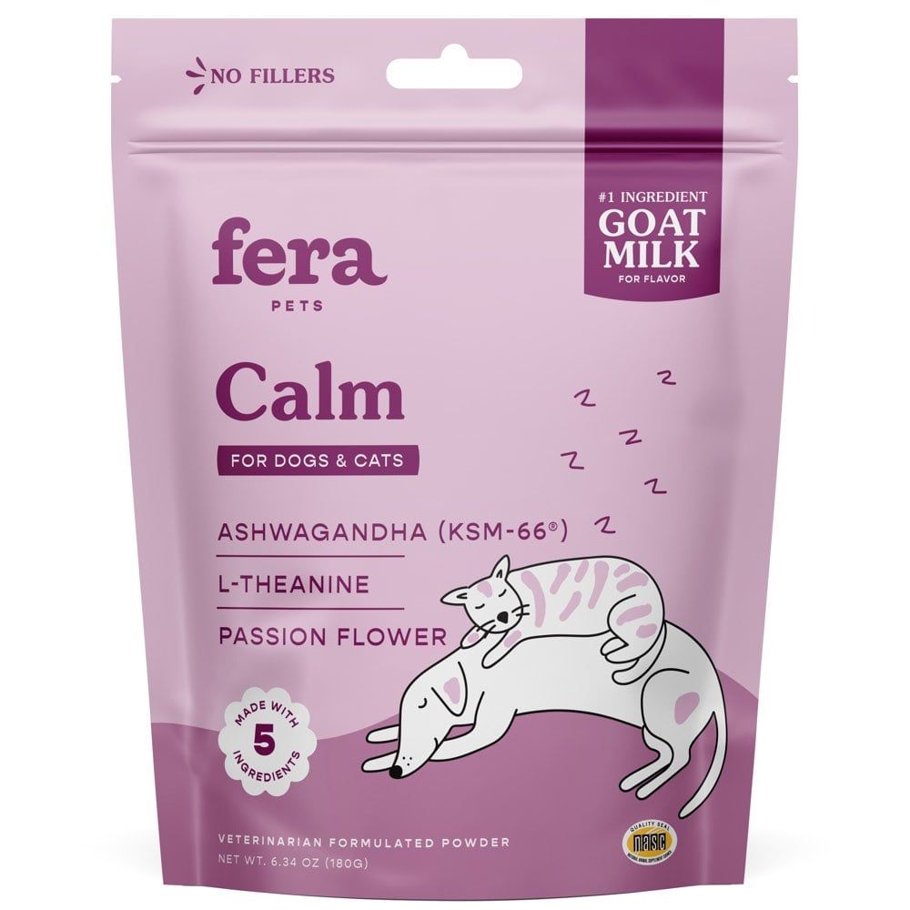  Bột sữa dê Calm giảm căng thẳng - Fera Pets 