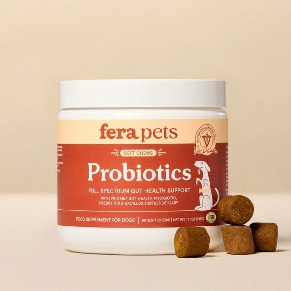  Fera Pets Probiotics Soft Chews For Dogs - Viên nhai mềm hỗ trợ tiêu hóa cho chó 