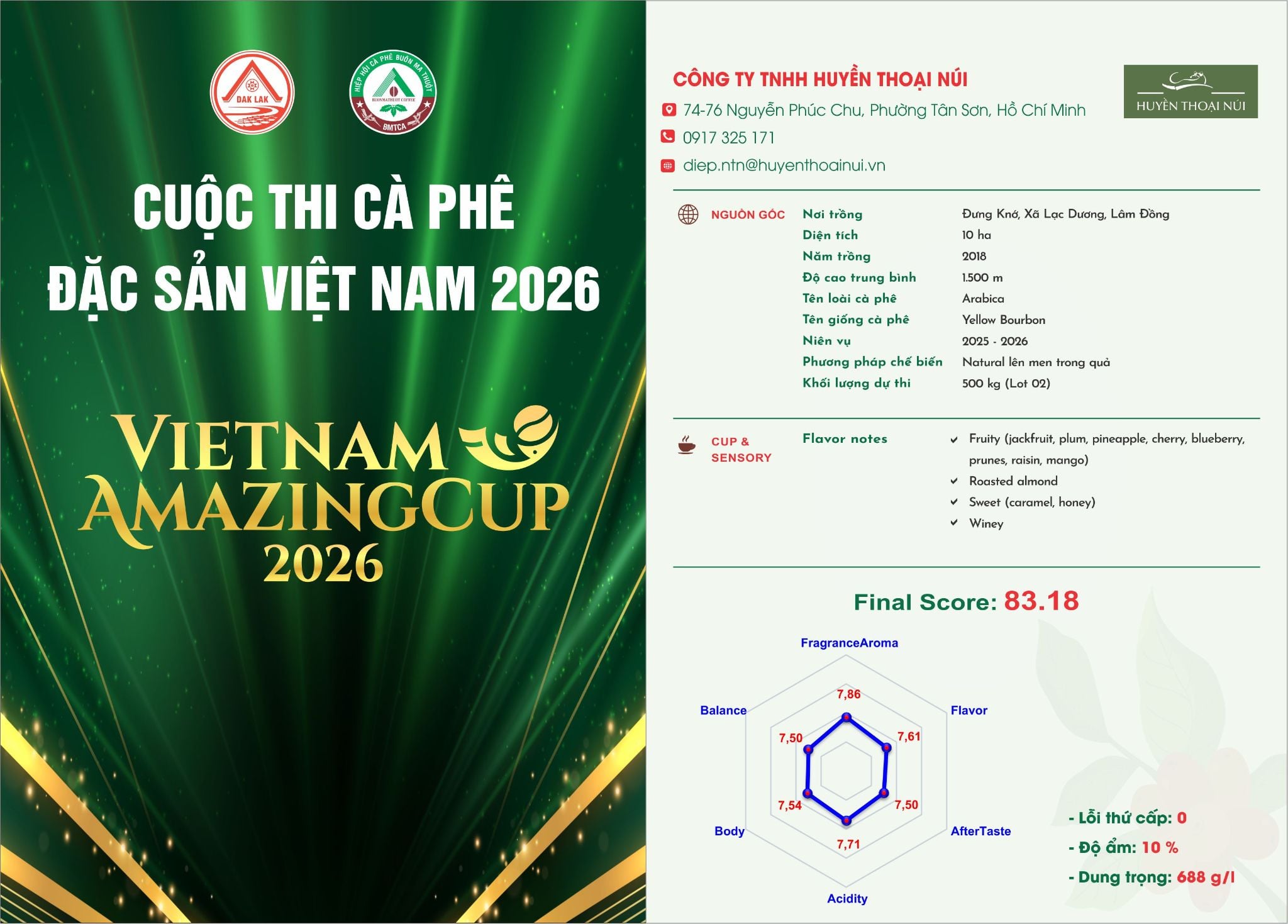  CÔNG TY TNHH HUYỀN THOẠI NÚI 