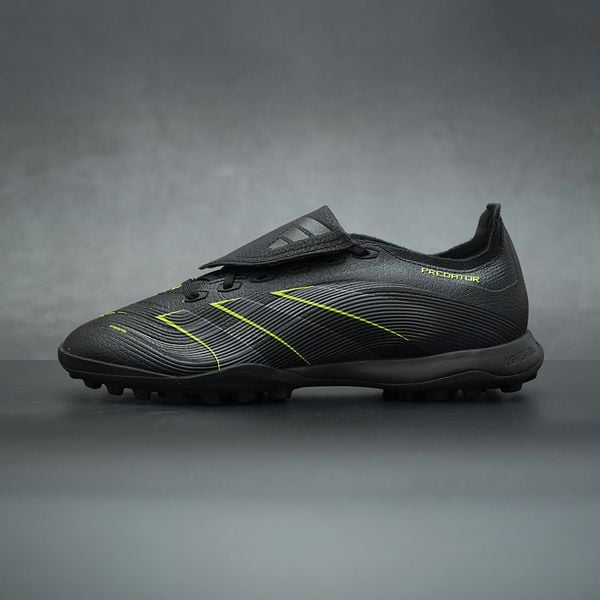 ADIDAS PREDATOR 25 LEAGUE LƯỠI GÀ LẬT TF - JQ1073 - ĐEN/VÀNG CHANH