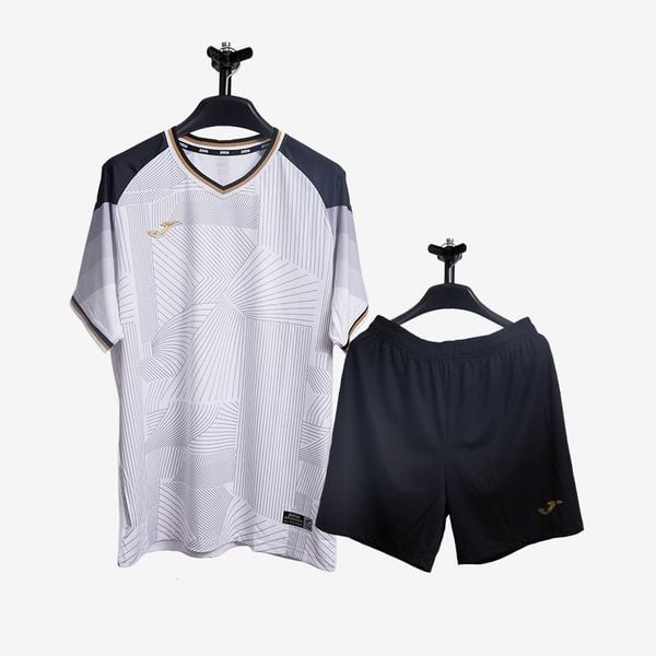 BỘ QUẦN ÁO BÓNG ĐÁ JOMA - 3145FPB105-A26 - TRẮNG/ĐEN