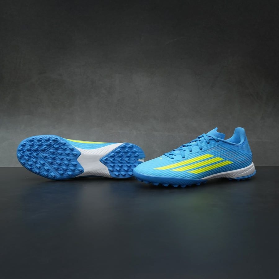 ADIDAS F50 LEAGUE TF - JR8975 - XANH BIỂN/VÀNG NEON
