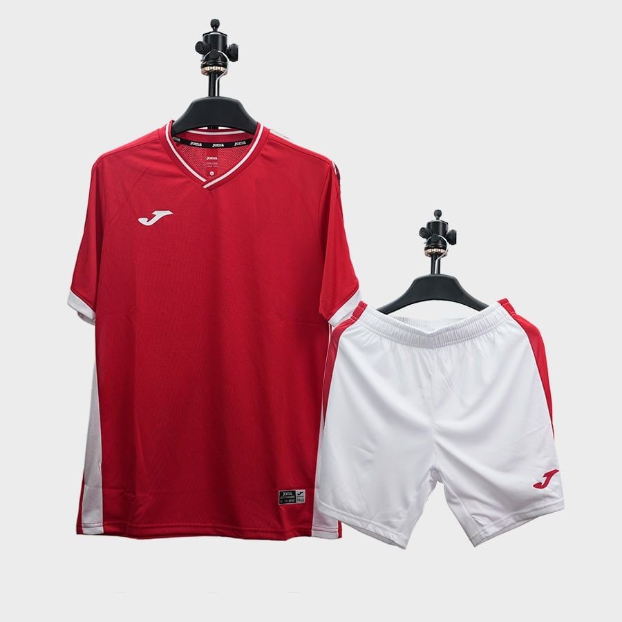 BỘ QUẦN ÁO BÓNG ĐÁ JOMA - 3125FPB002-C72 - ĐỎ/TRẮNG