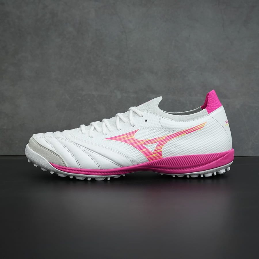MIZUNO MORELIA NEO SALA β JAPAN TF - Q1GB264064 - TRẮNG/HỒNG