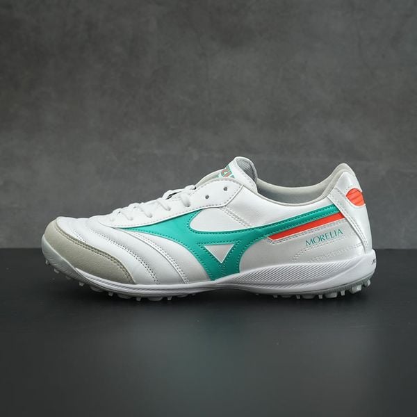 MIZUNO MORELIA SALA ELITE TF - Q1GB261235 - TRẮNG/XANH/CAM
