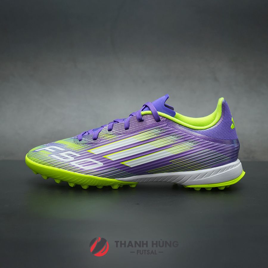ADIDAS F50 LEAGUE TF - JH7724 - TÍM/TRẮNG/VÀNG