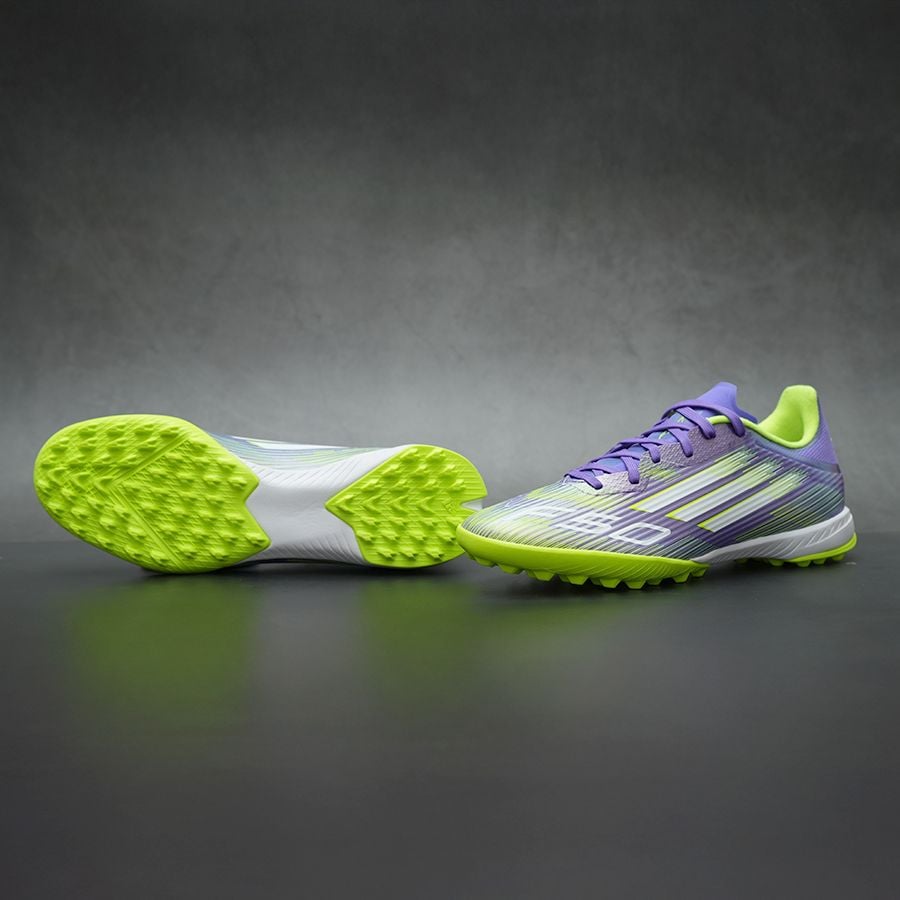 ADIDAS F50 LEAGUE TF - JH7724 - TÍM/TRẮNG/VÀNG