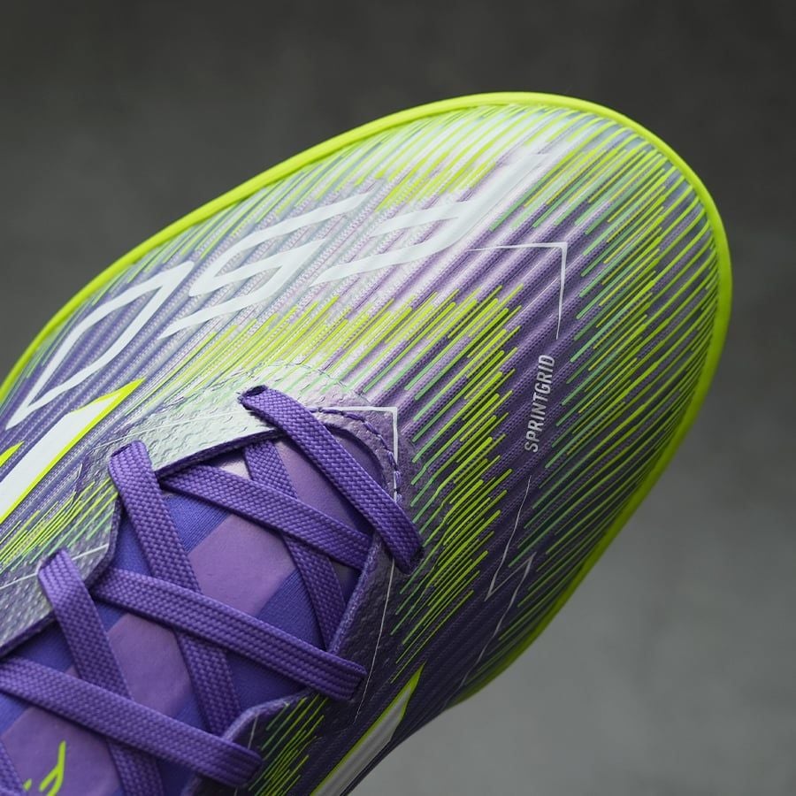 ADIDAS F50 LEAGUE TF - JH7724 - TÍM/TRẮNG/VÀNG