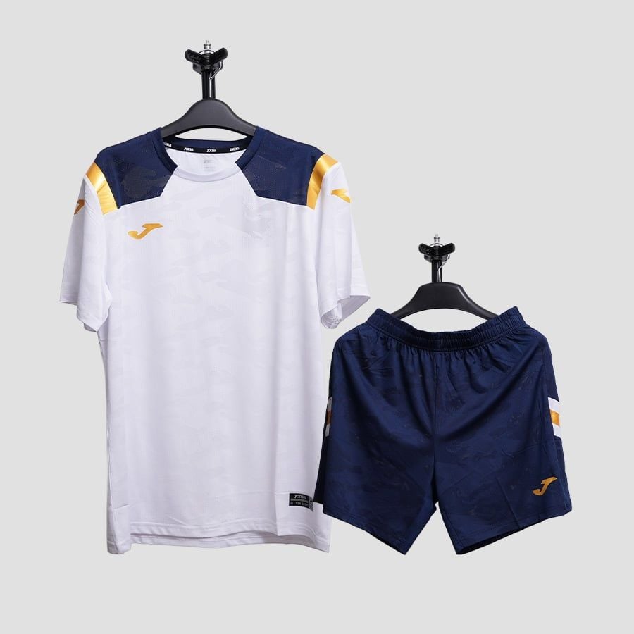 BỘ QUẦN ÁO BÓNG ĐÁ JOMA - 3125FPB001-A28 - TRẮNG/XANH/VÀNG