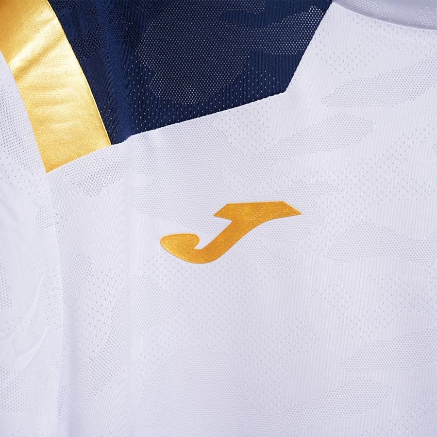 BỘ QUẦN ÁO BÓNG ĐÁ JOMA - 3125FPB001-A28 - TRẮNG/XANH/VÀNG