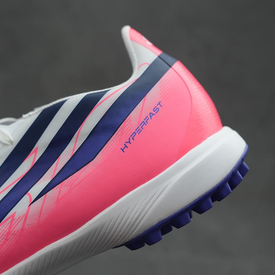 ADIDAS F50 HYPERFAST LEAGUE TF - KJ3434 - TRẮNG/HỒNG/TÍM