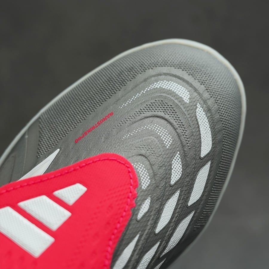 ADIDAS PREDATOR PRO LƯỠI GÀ LẬT TF - JR7864 - XÁM BẠC/ĐỎ