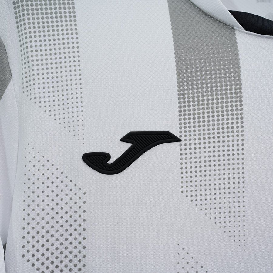 BỘ QUẦN ÁO BÓNG ĐÁ JOMA - 3115FPB003-A26 - TRẮNG/XÁM/ĐEN