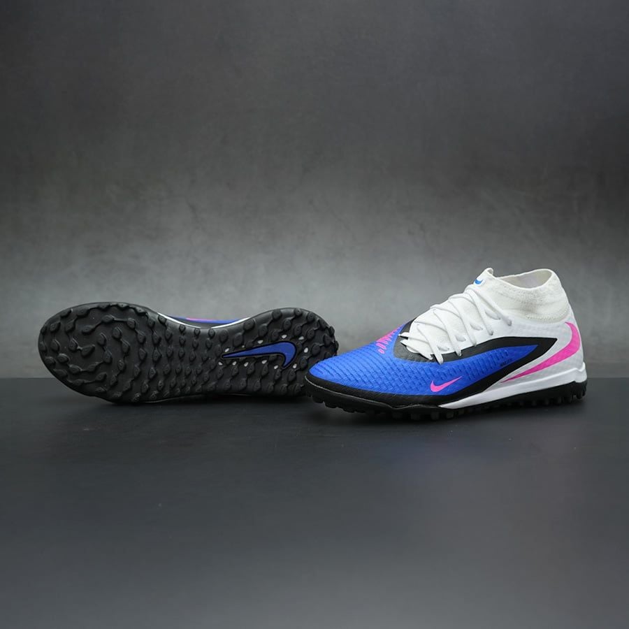 NIKE PHANTOM 6 HIGH ACADEMY TF - HQ2277-446 - XANH/TRẮNG