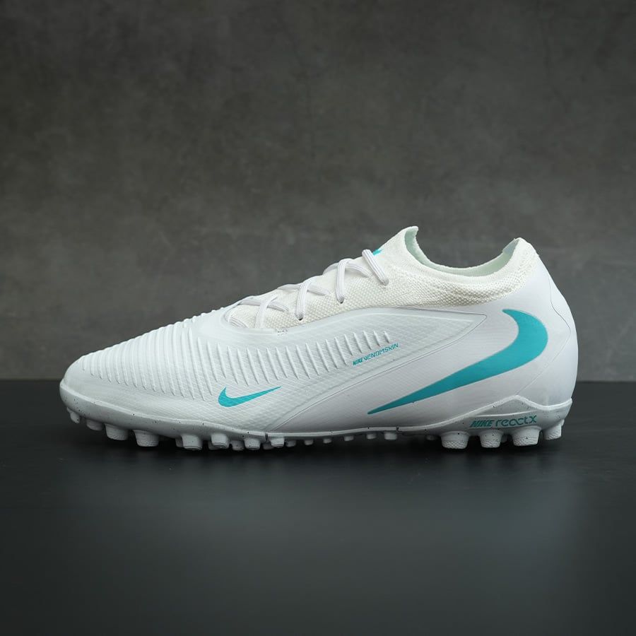 NIKE PHANTOM 6 LOW PRO TF - HJ4123-102 - TRẮNG/XANH NHẠT
