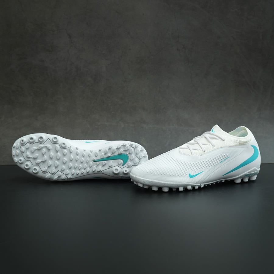 NIKE PHANTOM 6 LOW PRO TF - HJ4123-102 - TRẮNG/XANH NHẠT