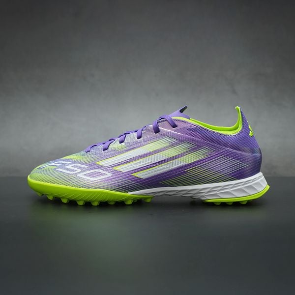 ADIDAS F50 PRO TF - JH7665 - TÍM/TRẮNG/VÀNG