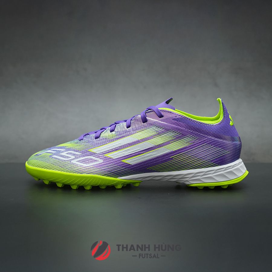 ADIDAS F50 PRO TF - JH7665 - TÍM/TRẮNG/VÀNG
