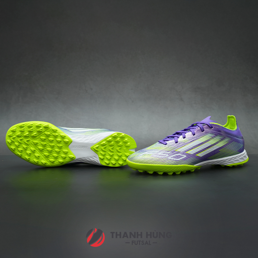 ADIDAS F50 PRO TF - JH7665 - TÍM/TRẮNG/VÀNG