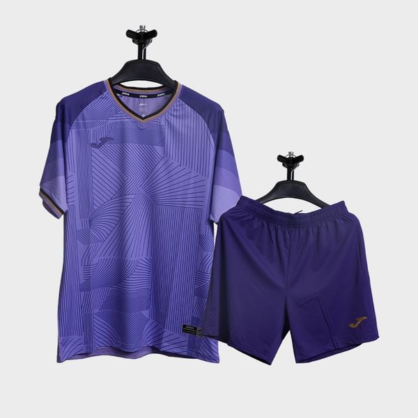 BỘ QUẦN ÁO BÓNG ĐÁ JOMA - 3145FPB105-090 - TÍM/ĐEN