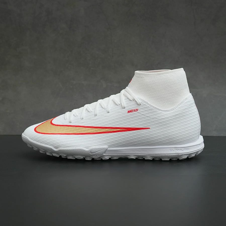 NIKE MERCURIAL SUPERFLY 11 ACADEMY TF - IO1494-100- TRẮNG/ĐỎ