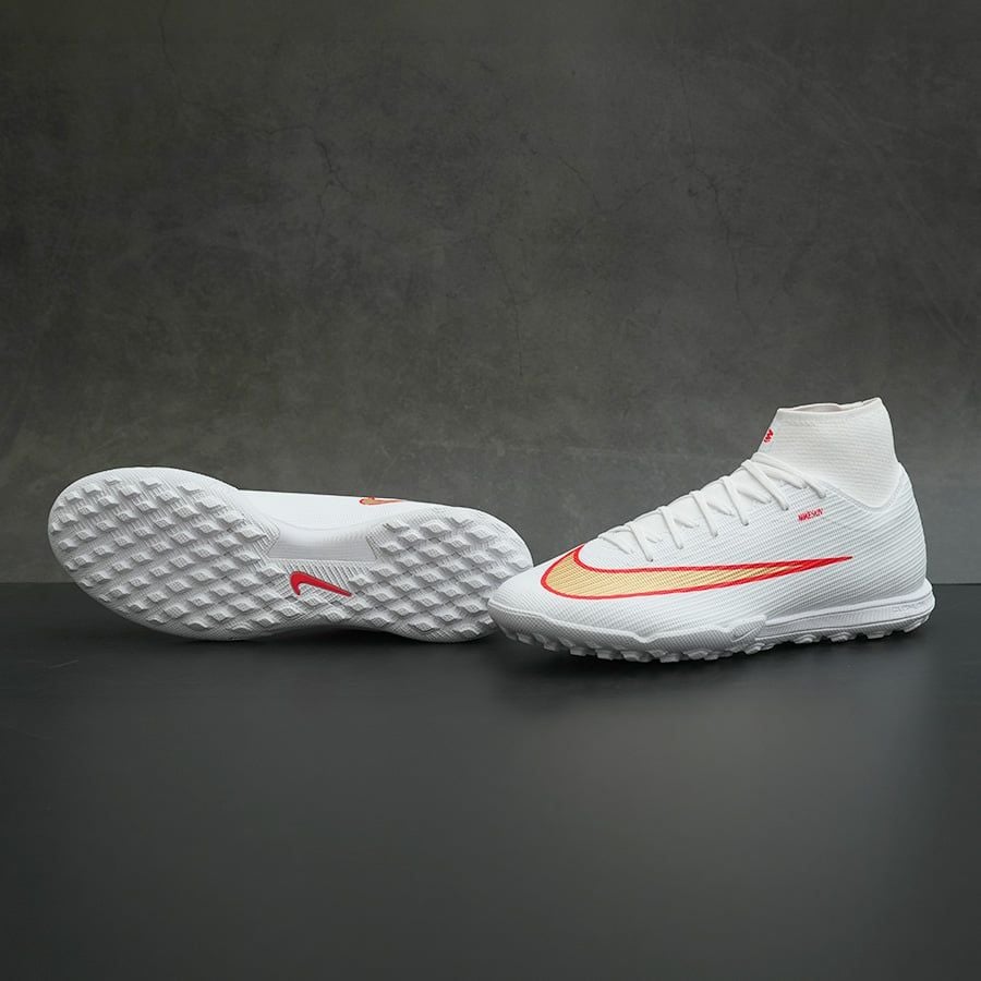 NIKE MERCURIAL SUPERFLY 11 ACADEMY TF - IO1494-100- TRẮNG/ĐỎ