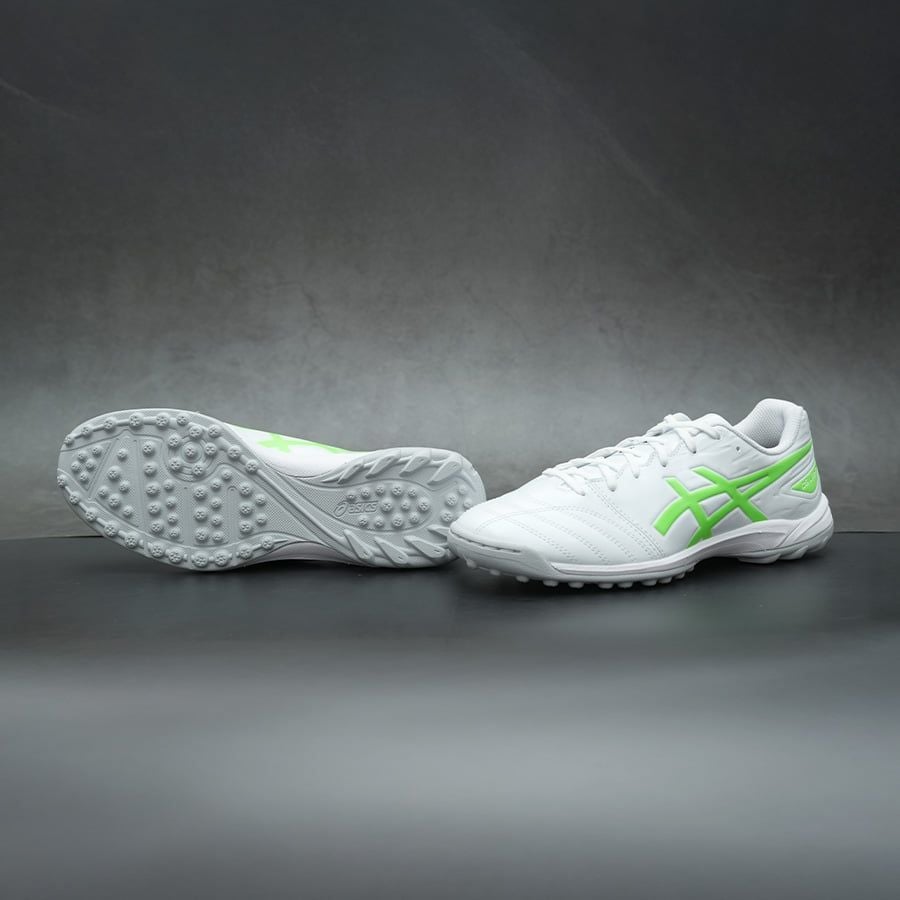 ASICS DS LIGHT CLUB TF WIDE - 1103A112-106 - TRẮNG/XANH DẠ QUANG